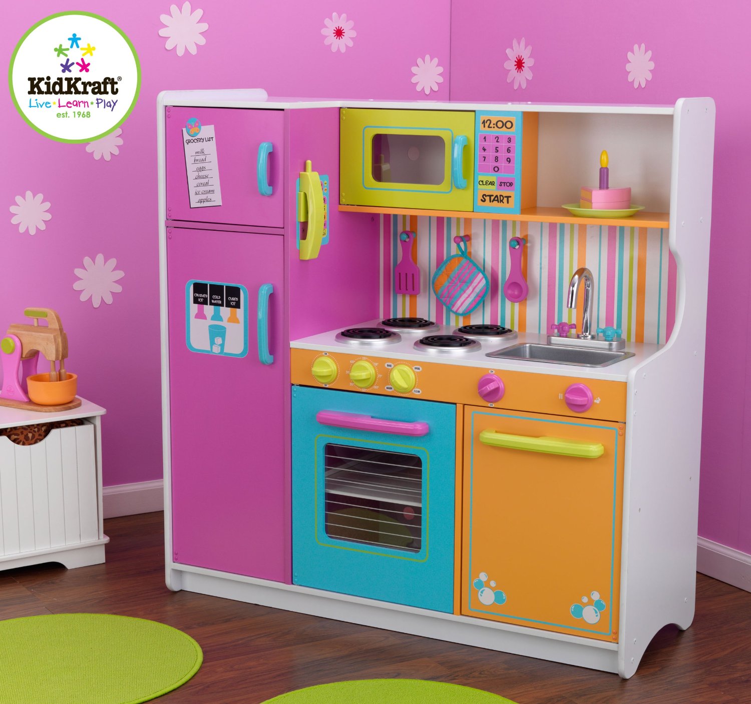 Большая детская игровая кухня Deluxe Big & Bright Kitchen  